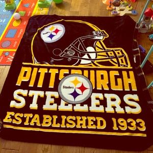 Steelers throw blanket